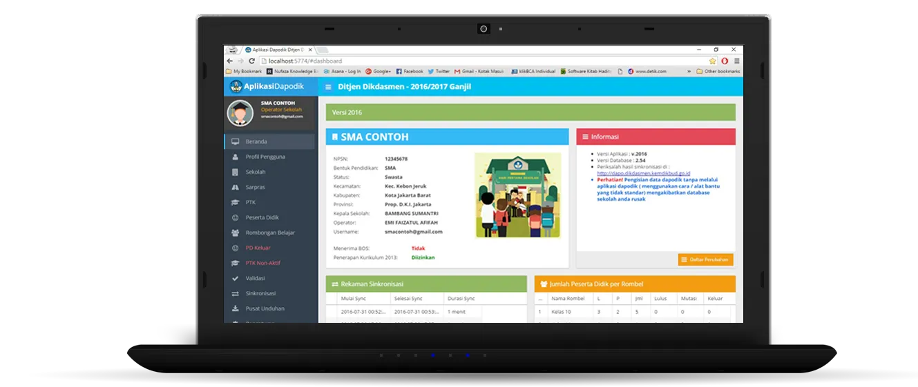 Dapodik untuk Sekolah Dasar SD