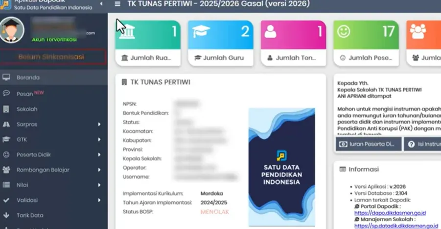 Integrasi Dapodik dengan Sistem Lain