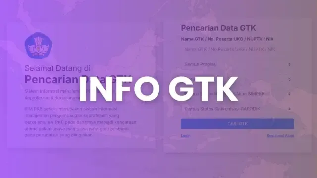 Cek Histori Sekolah di Info GTK