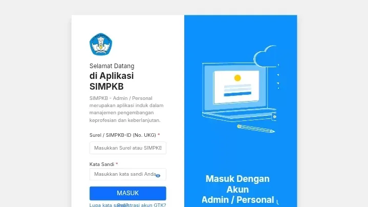 SIMPKB E-Learning Terintegrasi